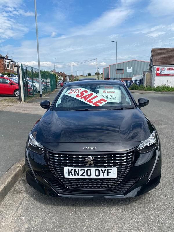Used Peugeot 208 Active 75 HP (55 kW) 2020 Black Hatchback