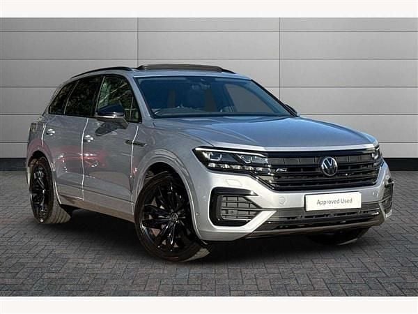 Silver Used 2021 VW Touareg Black Edition SUV | £41,600 (Fair price) - Image 1/3