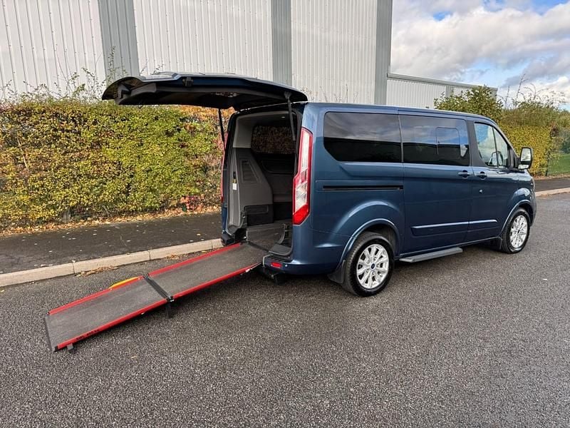Blue Used 2018 Ford Tourneo Custom Titanium Van | £14,750 - Image 1/4