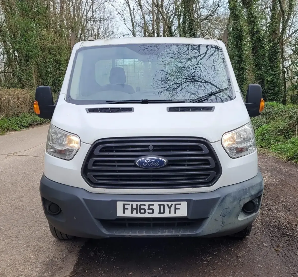 Begagnad Ford Transit 125 HK (91 kW) 2016 Vit Cab