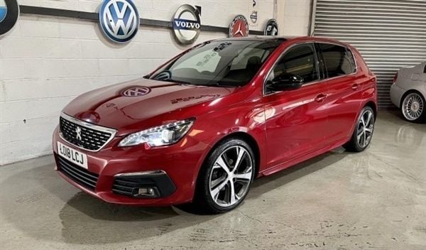 Red Used 2018 Peugeot 308 GT-line Hatchback | £13,250 - Image 1/1