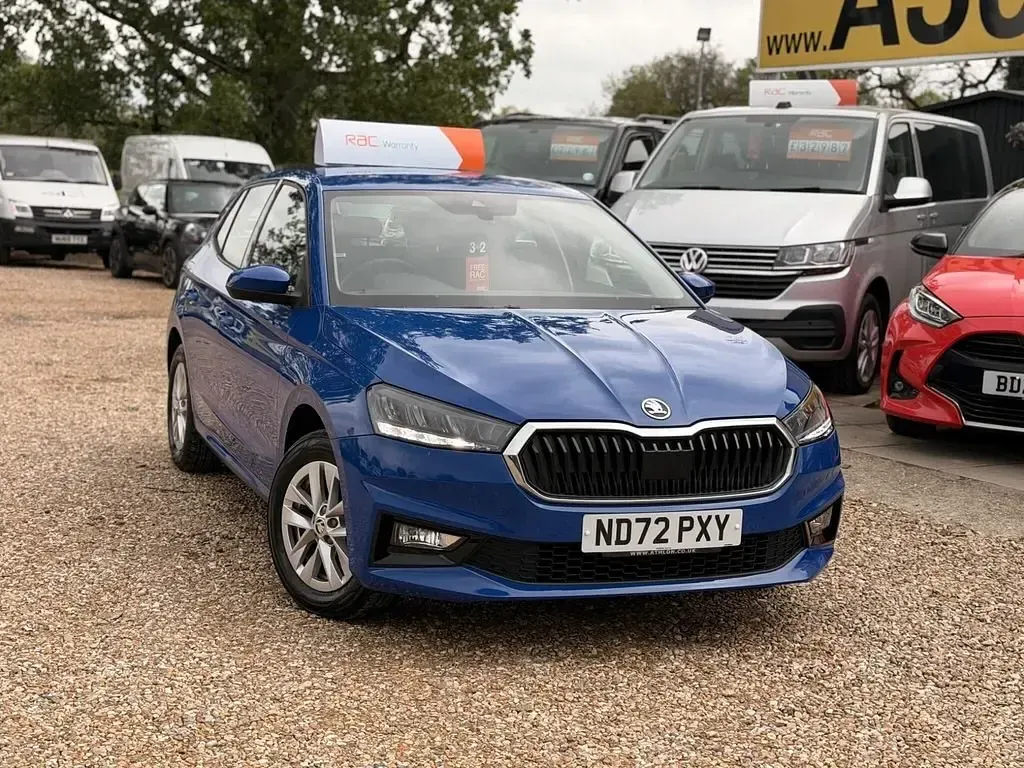 Usado Skoda Fabia Comfort 2022 Azul Citadino