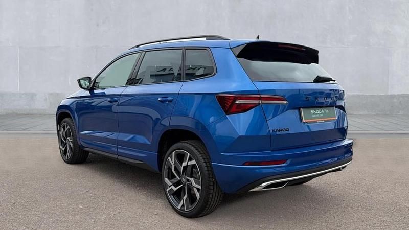 Used Skoda Karoq SportLine 150 HP (110 kW) 2026 Race blue metallic SUV