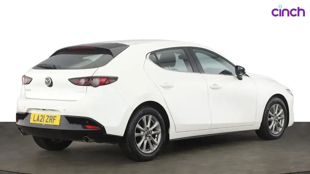 Used Mazda 3 Luxury 2021 White Hatchback