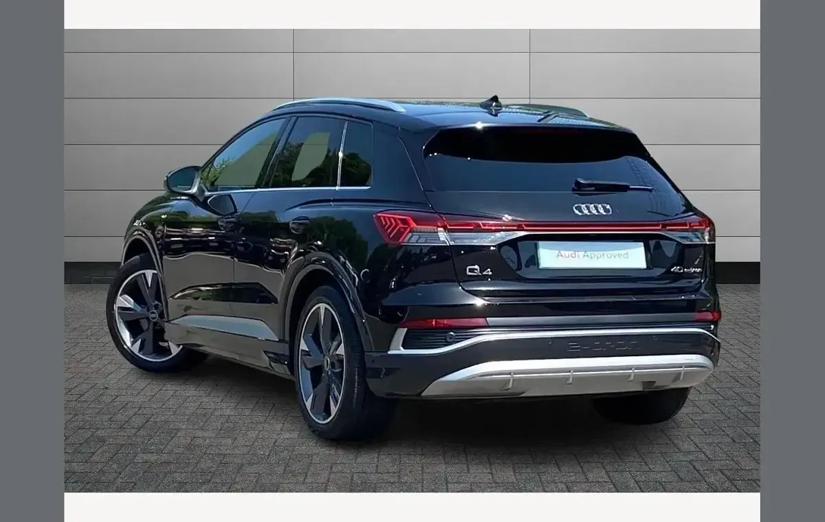 Used Audi Q4 e-tron S-Line 150 kW (204 HP) 2023 Mythos black SUV