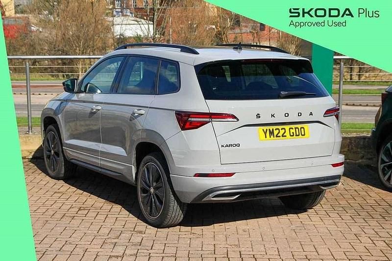 Used Skoda Karoq SportLine 150 HP (110 kW) 2022 Meteor grey SUV