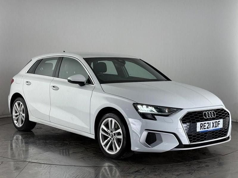 White Used 2021 Audi A3 Sportback e-tron Sport Sedan | £17,150 (Fair price) - Image 1/3
