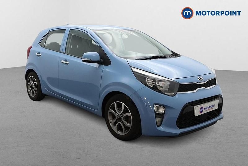 Used Kia Picanto 84 HP (61 kW) 2019 Blue Hatchback
