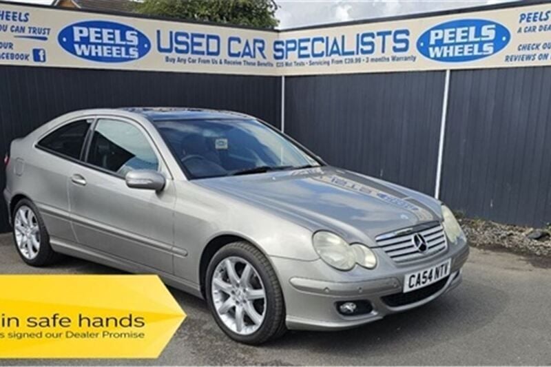 Silver Used 2004 Mercedes C230 SE Coupe | £1,975 (Fair price) - Image 1/4