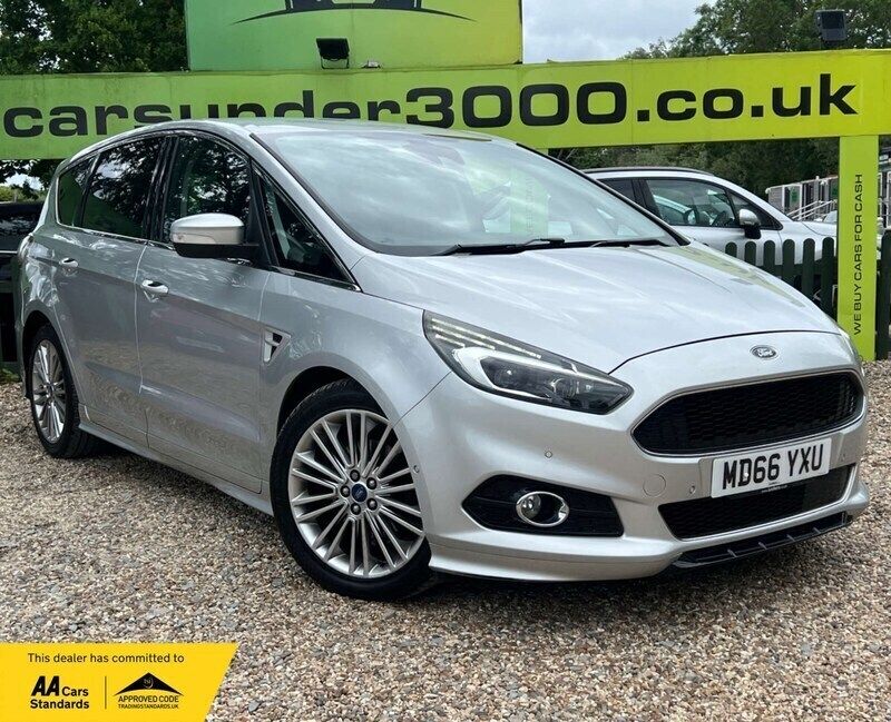 Silver Used 2017 Ford S-MAX Sport MPV | £9,900 (Fair price) - Image 1/4