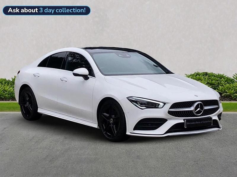 White Used 2021 Mercedes CLA180 AMG Line Premium Plus Sedan | £25,822 (Fair price) - Image 1/4