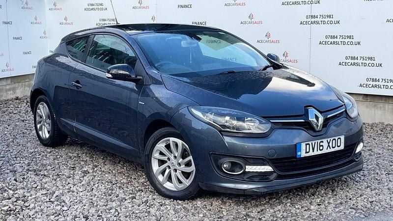 Grey Used 2016 Renault Mégane Coupé LIMITED Coupe | £6,695 (A bit pricey) - Image 1/4