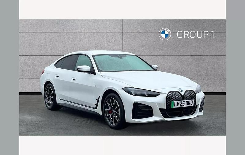 White New 2025 BMW i4 M Sport Sedan | £42,690 - Image 1/4