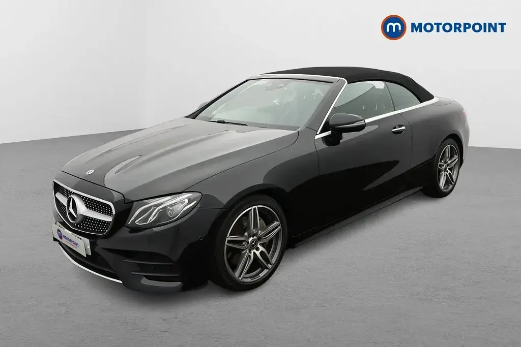 Usado Mercedes E220 AMG Line Premium 2018 Preto Cabrios