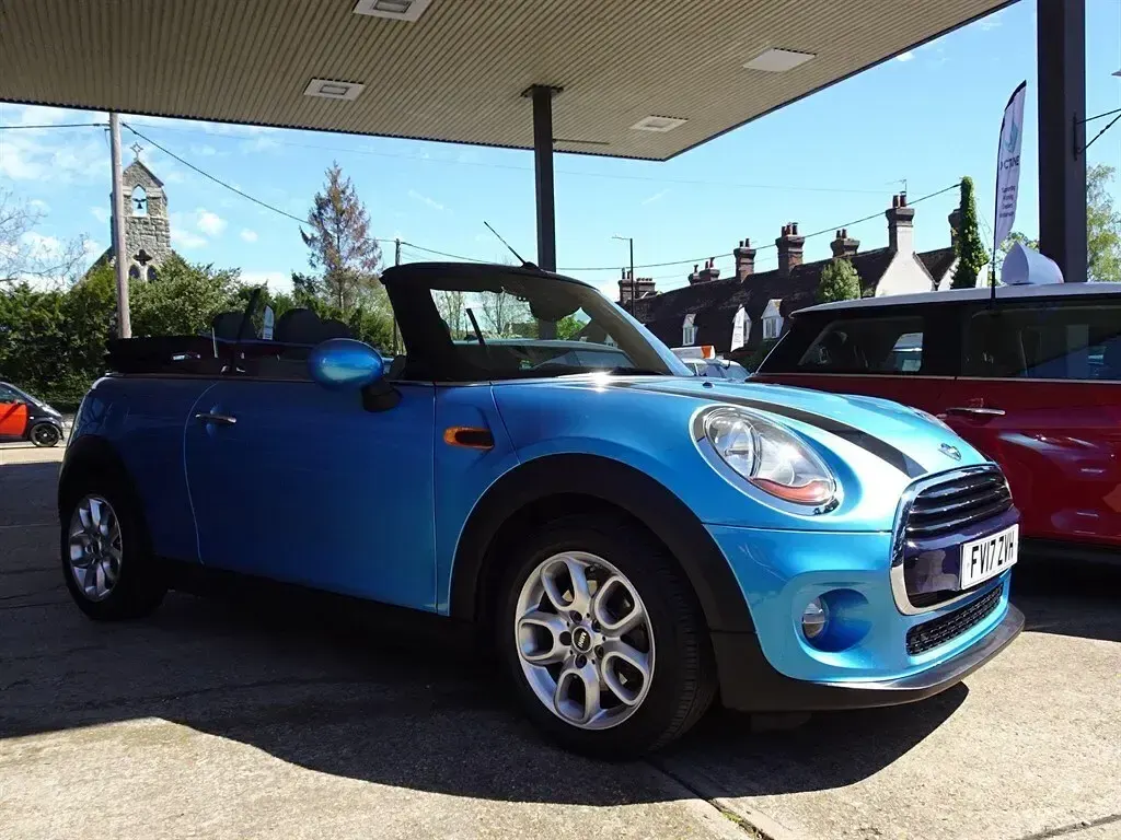 Used Mini Cooper Cabriolet 136 HP (100 kW) 2017 Blue Cabriolet