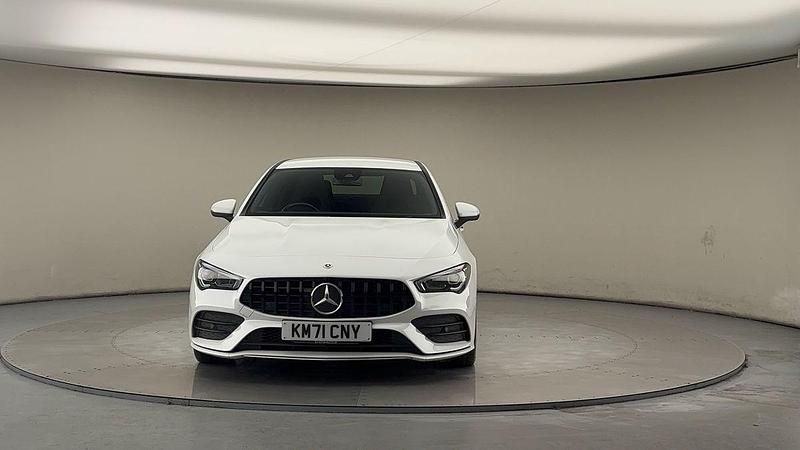 Used Mercedes CLA200 AMG line 2021 White Coupe