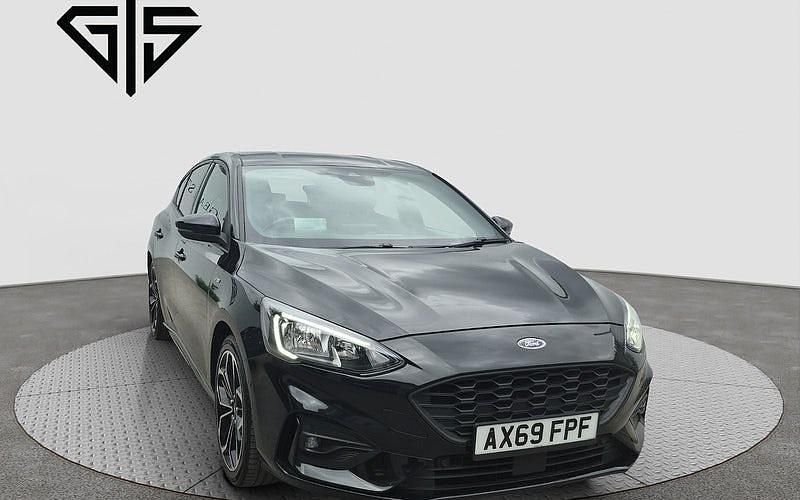 Black Used 2020 Ford Focus ST-Line X Hatchback | £9,995 (Good price) - Image 1/4