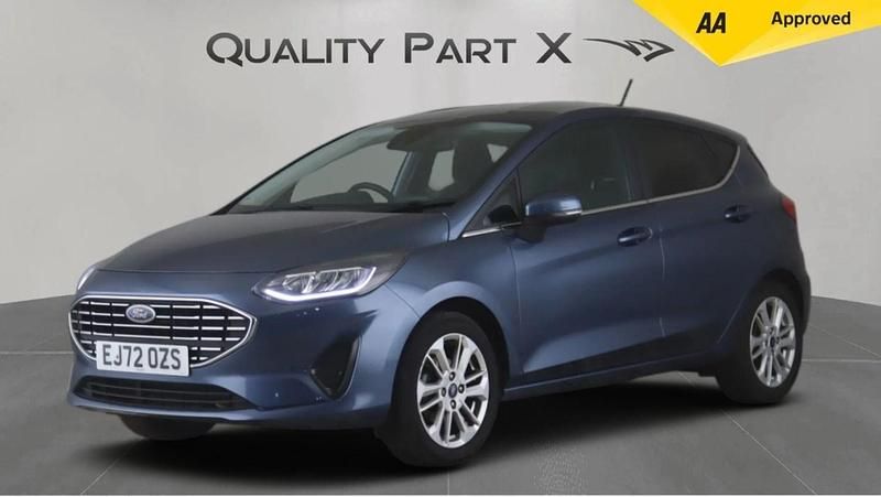 Used Ford Fiesta Titanium 2022 Blue Hatchback