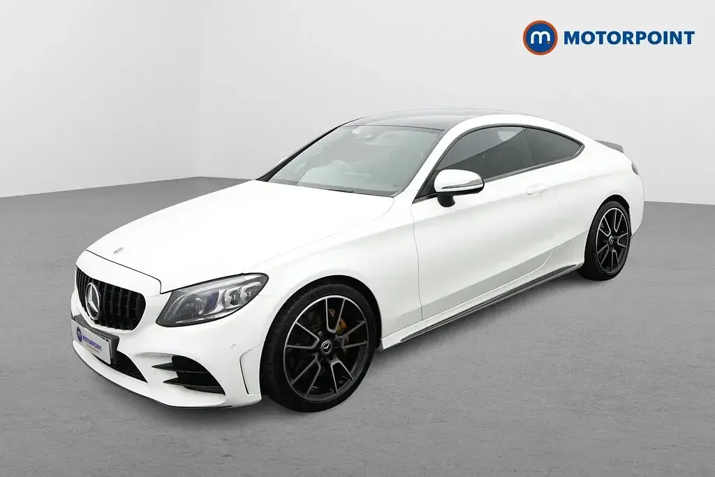 Used Mercedes C300 AMG Line Premium 2018 White Coupe