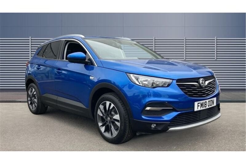 Blue Used 2018 Vauxhall Grandland X Sport SUV | £9,518 (Fair price) - Image 1/4