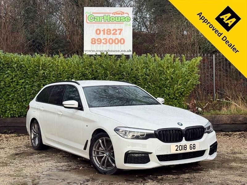 Used BMW 520 M Sport 190 HP (139 kW) 2018 White Estate