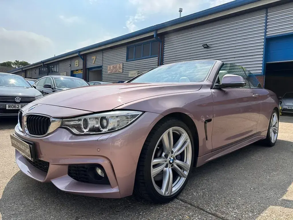 Used BMW 430 Cabriolet M Sport 248 HP (182 kW) 2017 Pink Cabriolet