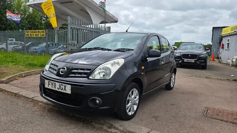 Used Nissan Pixo N-TEC 68 HP (50 kW) 2011 Black Hatchback