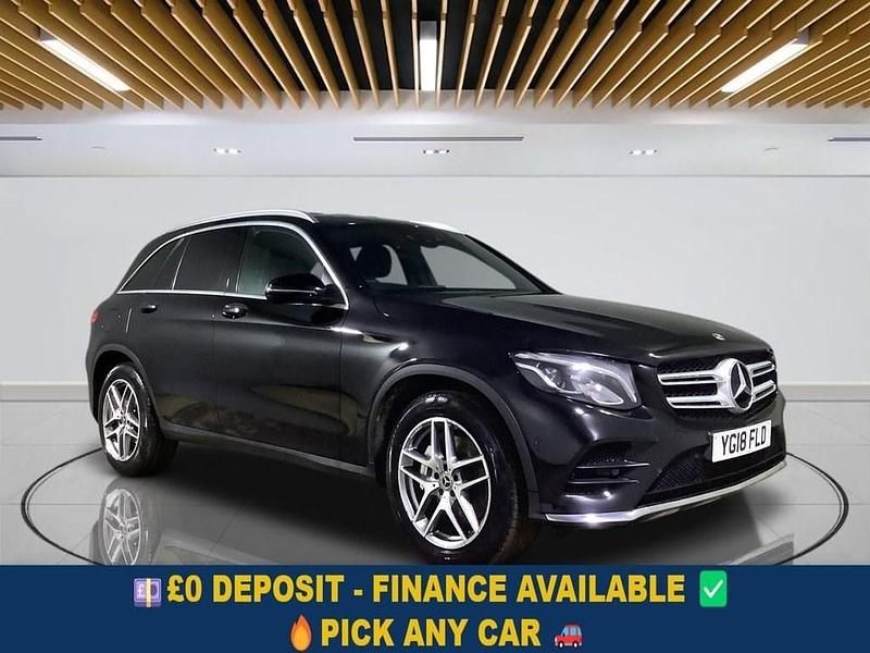 Black Used 2018 Mercedes GLC220 AMG line SUV | £16,249 (Fair price) - Image 1/4