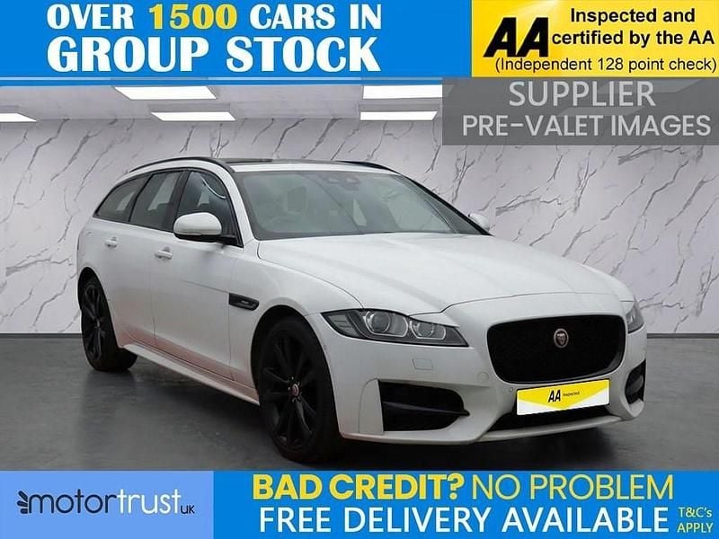 Used Jaguar XF Sportbrake R-Sport 240 HP (176 kW) 2018 White Estate