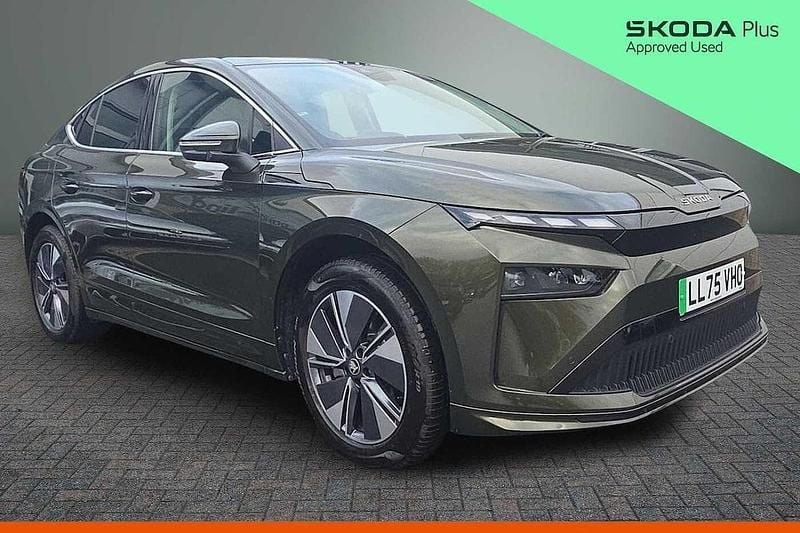 New Skoda Enyaq iV 210 kW (286 HP) 2025 Olive green metallic SUV