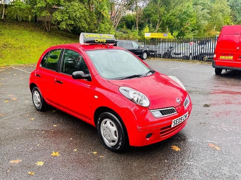 Red Used 2009 Nissan Micra Visia Hatchback | £2,000 (Fair price) - Image 1/4