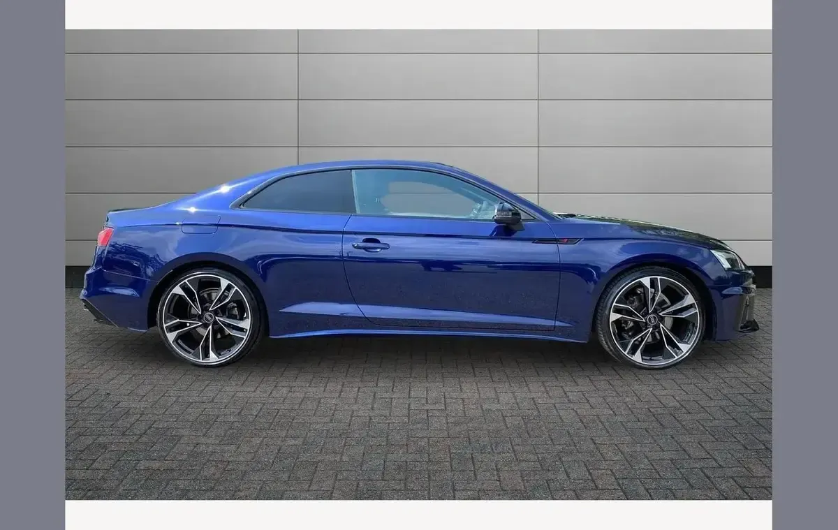 Used Audi A5 Black Edition 150 HP (110 kW) 2023 Blue Coupe