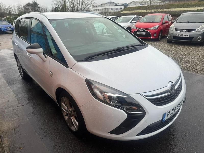 Second-hand Vauxhall Zafira Tourer SRi 130 CP (95 kW) 2014 Alb Monovolum