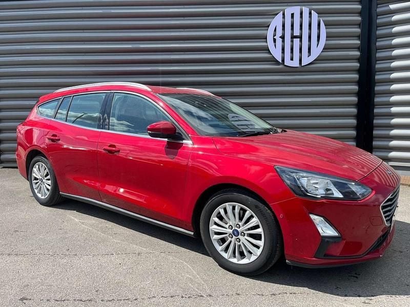 Red Used 2021 Ford Focus Titanium Estate | £7,250 (Super price) - Image 1/4