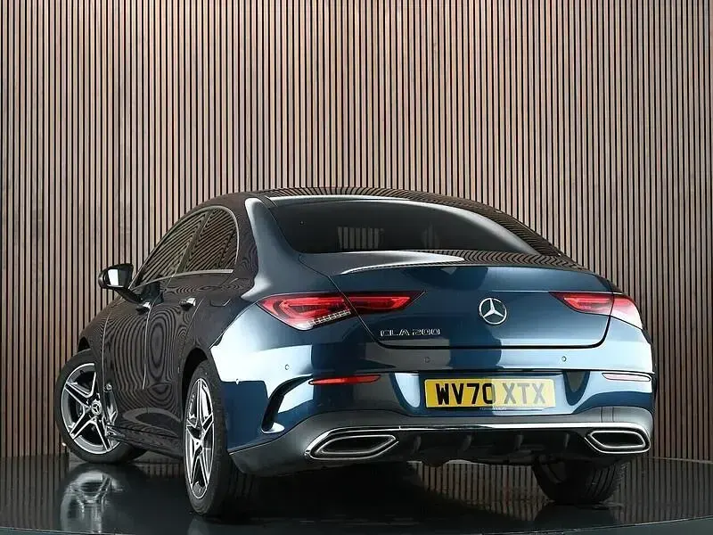 Used Mercedes CLA200 AMG Line Premium Plus 2020 Blue Coupe