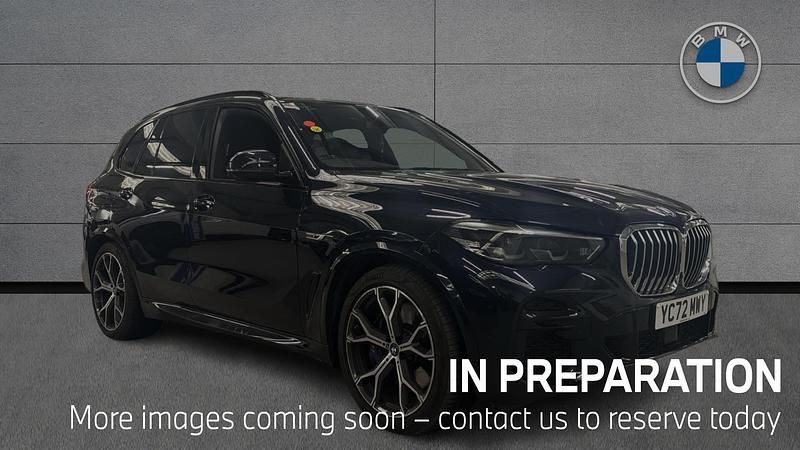 Black Used 2022 BMW X5 M Sport SUV | £47,253 (A bit pricey) - Image 1/4