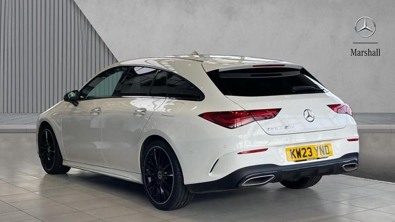 Used Mercedes CLA220 AMG Line Premium Plus 190 HP (139 kW) 2023 Polar white Sedan