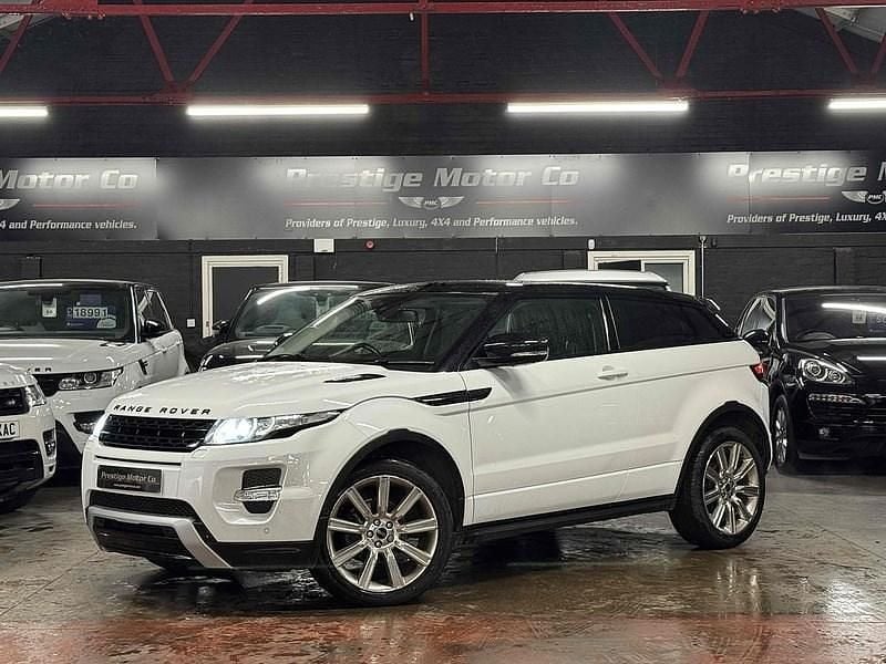 White Used 2012 Land Rover Range Rover evoque Dynamic Coupe | £8,991 (Fair price) - Image 1/4