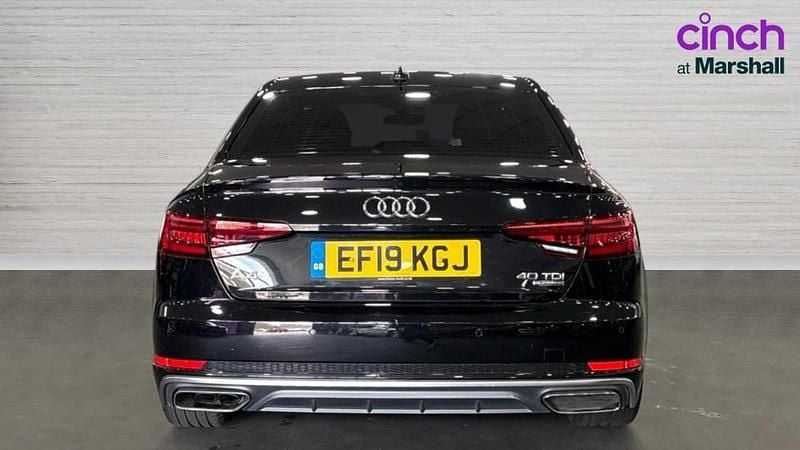 Used Audi A4 S-Line 190 HP (139 kW) 2019 Black Sedan