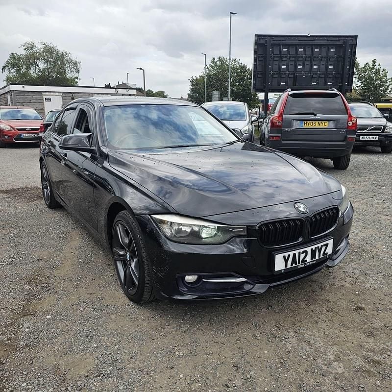 Black Used 2012 BMW 318 Sport Line Sedan | £2,895 (Good price) - Image 1/4