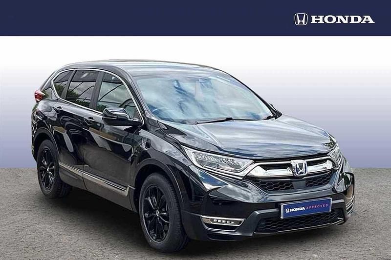 Crystal black Used 2021 Honda CR-V Hybrid SUV | £24,495 (A bit pricey) - Image 1/4