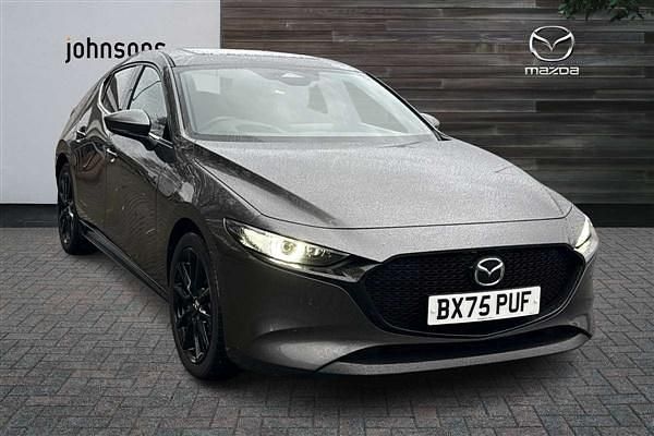 Grey Used 2025 Mazda 3 Exclusive-Line Hatchback | £24,490 (Expensive) - Image 1/4