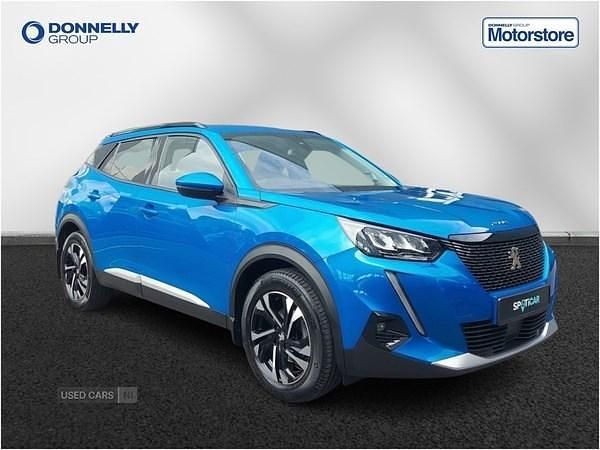 Blue Used 2022 Peugeot 2008 Allure Premium SUV | £13,395 (Fair price) - Image 1/4