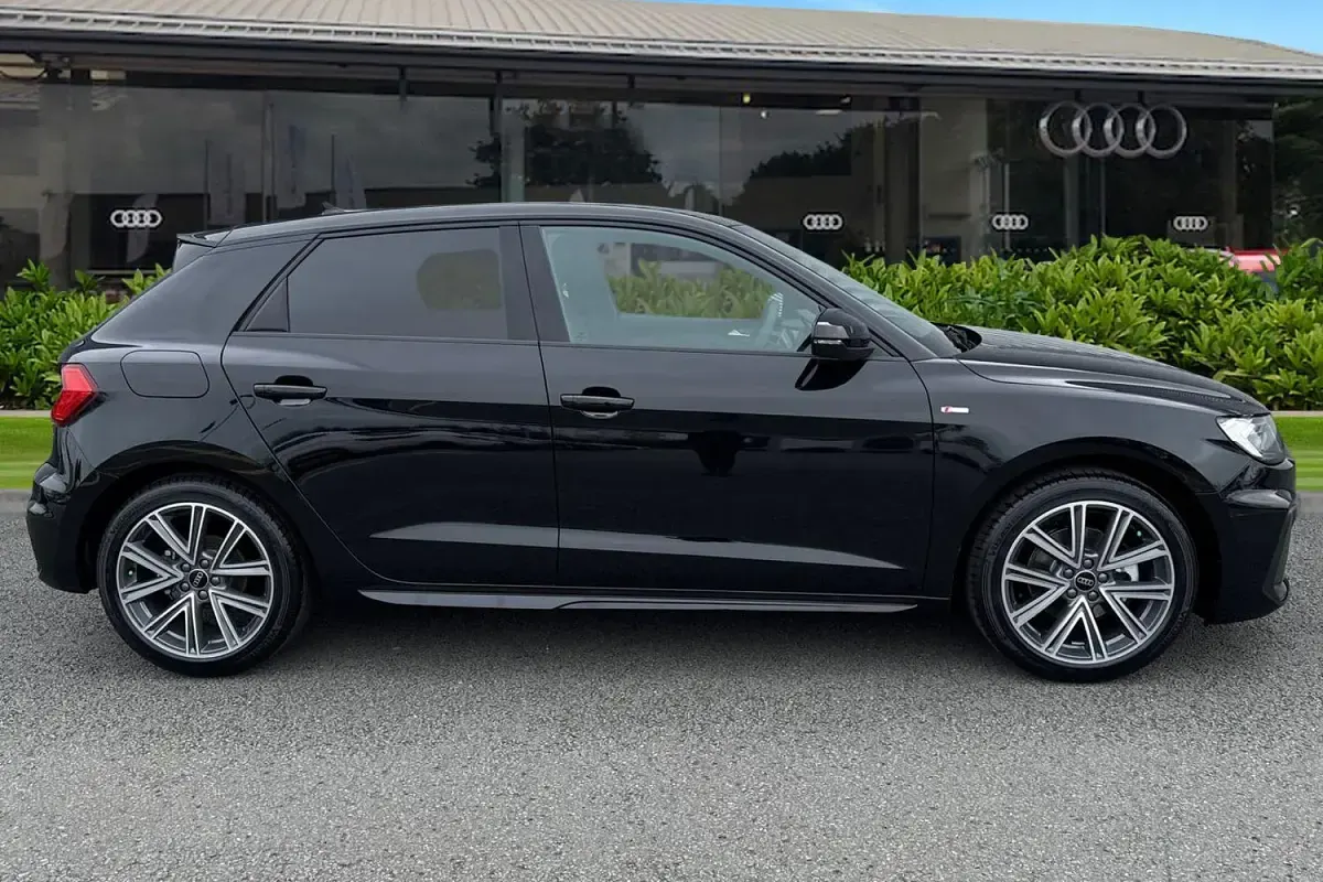 New Audi A1 Sportback S-Line 2026 Black Hatchback