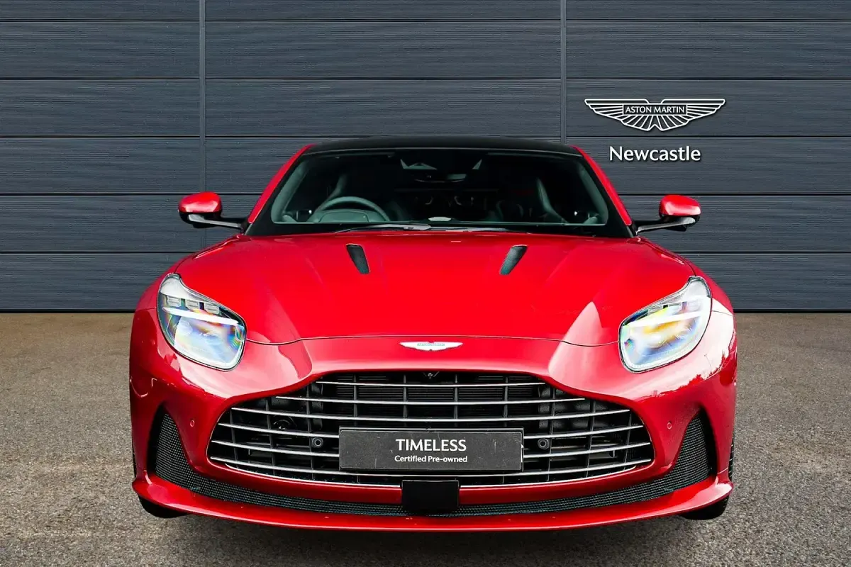 New Aston Martin V8 680 HP (500 kW) 2026 Red Coupe