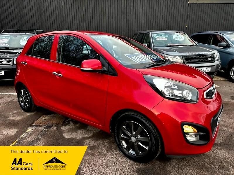 Used Kia Picanto 84 HP (61 kW) 2014 Red Hatchback