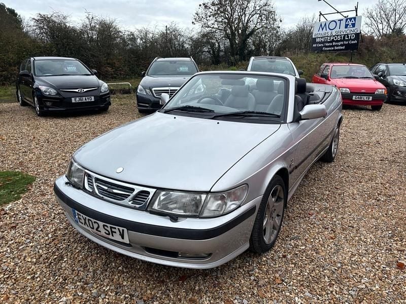 Silver Used 2002 Saab 9-3 Cabriolet Cabriolet | £2,495 (Super price) - Image 1/4