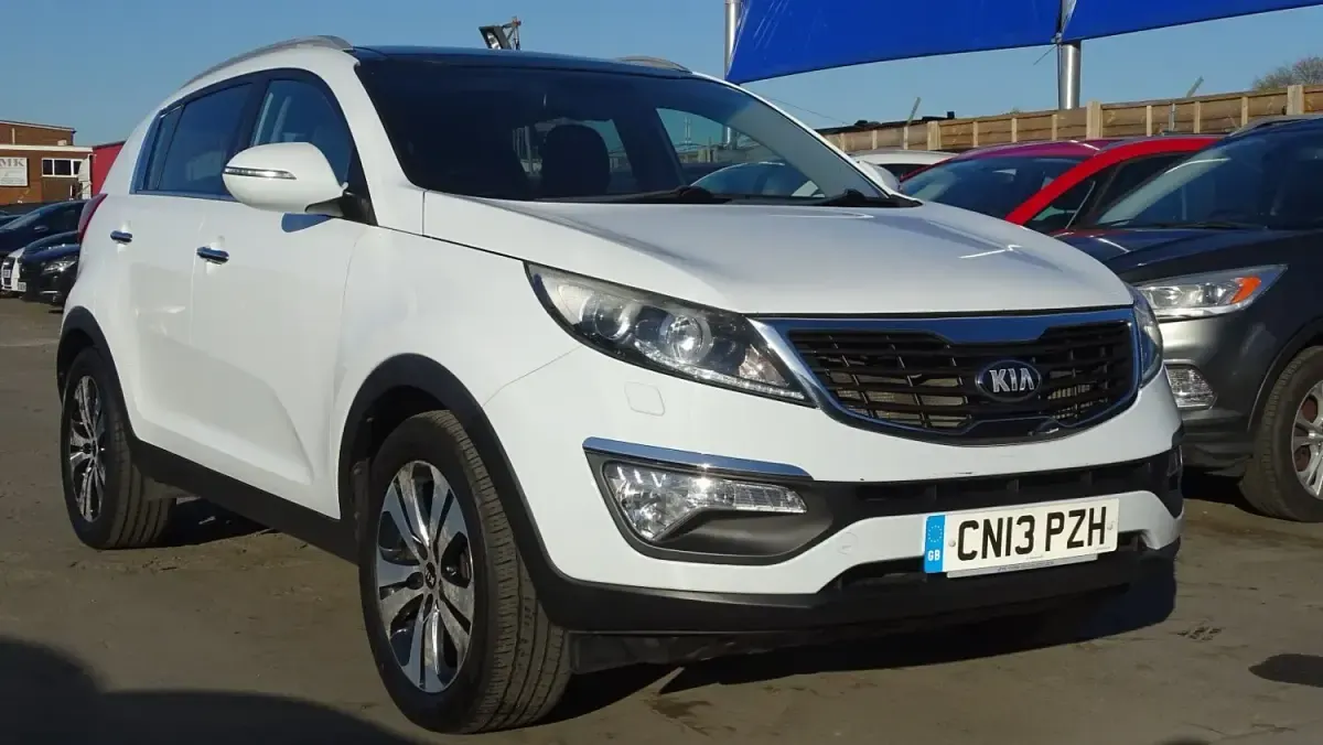 Używany Kia Sportage 115 KM (84 kW) 2013 Biały SUV