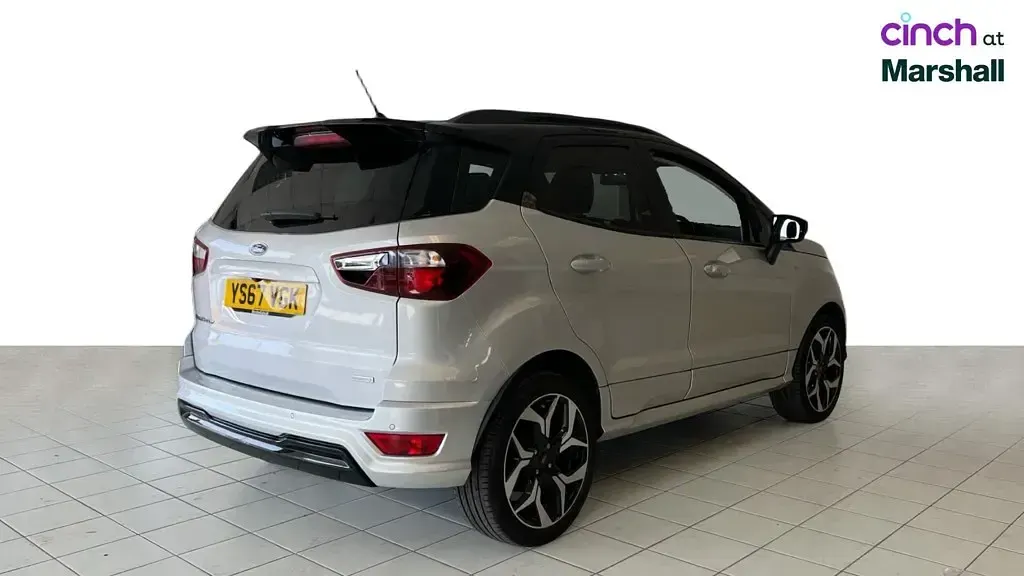 Used Ford Ecosport ST-Line 125 HP (91 kW) 2017 Silver SUV