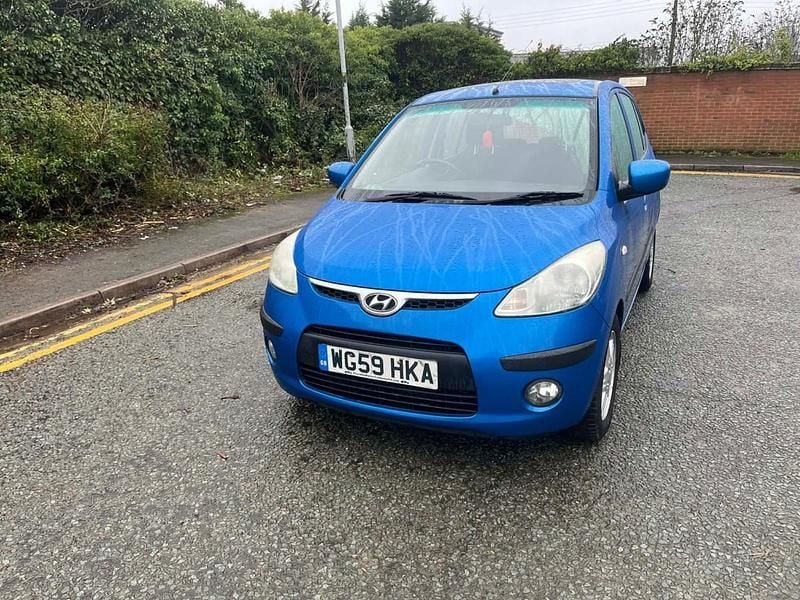 Used Hyundai i10 Style 78 HP (57 kW) 2009 Blue Hatchback